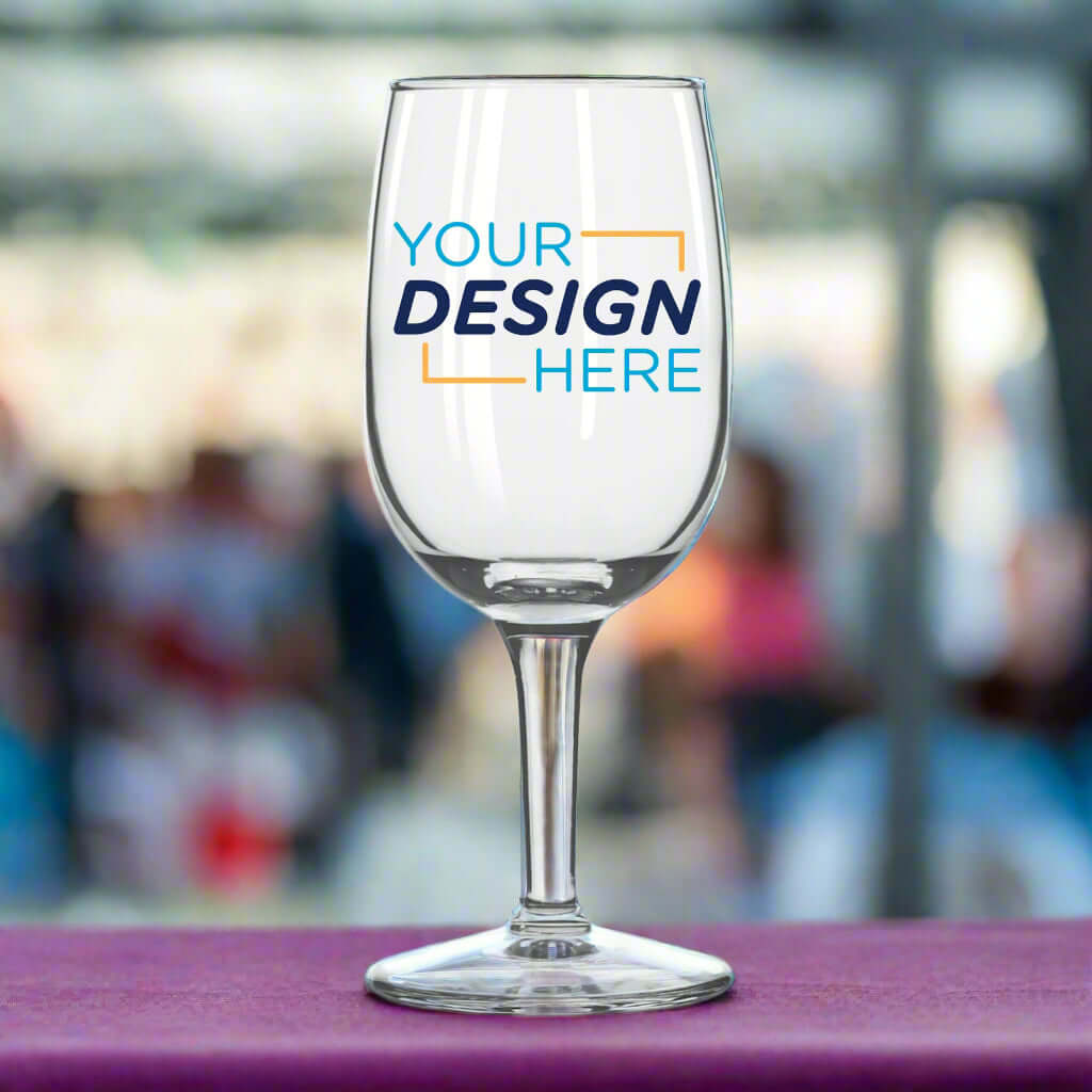 Custom 6.5 oz Citation Wine Glass – Refined Branded Drinkware