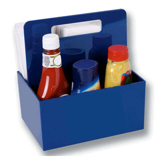 Custom Plastic Condiment Caddy with Handle