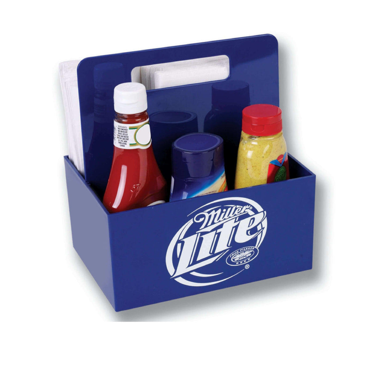 Custom Plastic Condiment Caddy with Handle