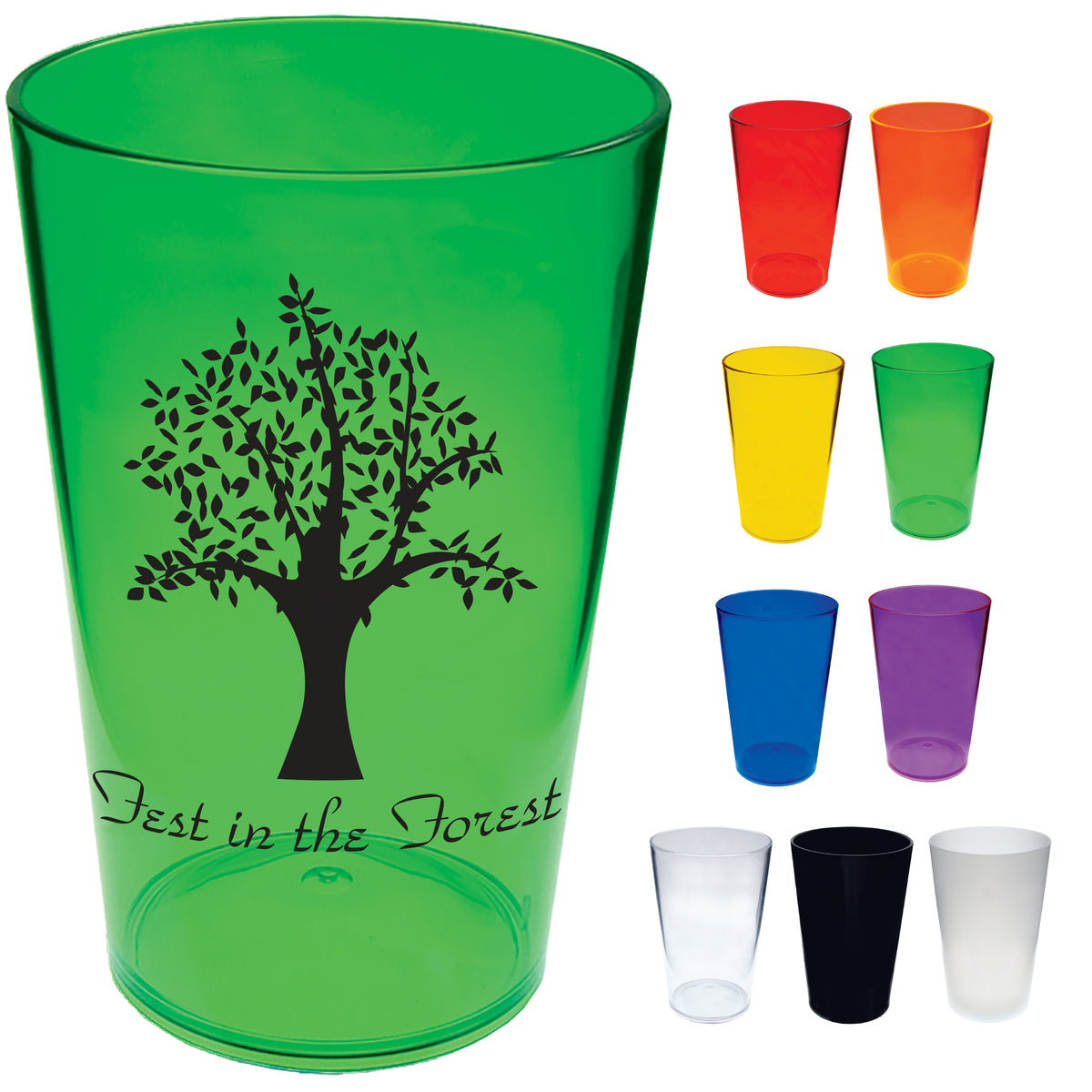 16oz Plastic Pint Cup