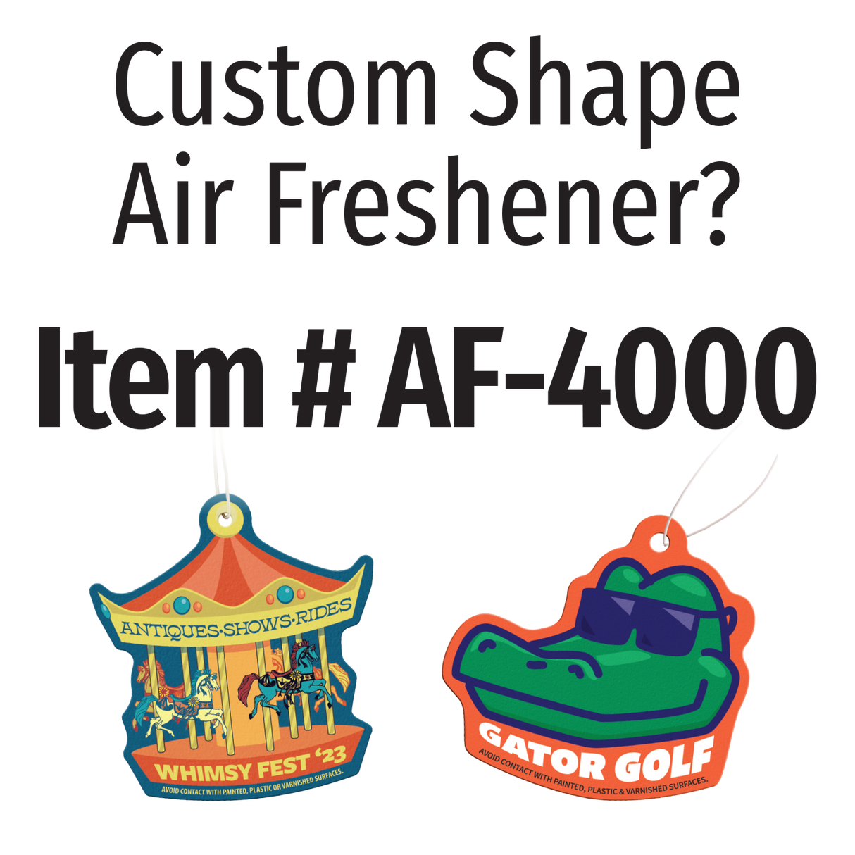 Custom Air Fresheners