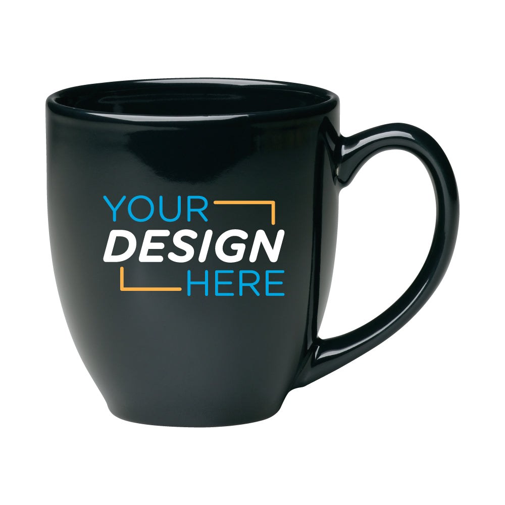 16 oz. Ceramic Bistro Mugs – Custom Logo Imprinted