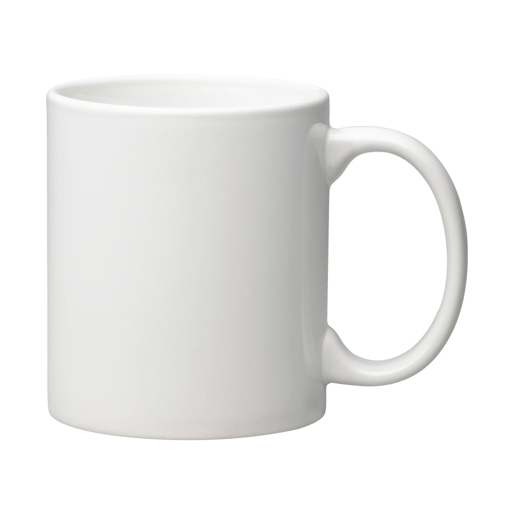 11 oz. Ceramic C-Handle Mug – Custom Logo Imprinted