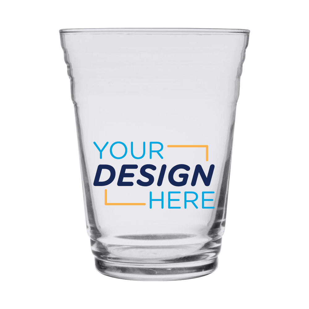 16 oz. Arc Party Cup Glass – Custom Logo Imprinted