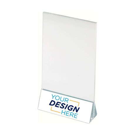 Custom 4" x 6" Clear Plastic Table Talker