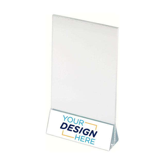 Custom 4" x 6" Clear Plastic Table Talker