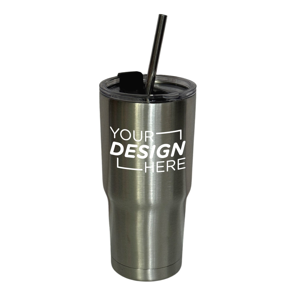 20 oz. Arctic Stainless Steel Tumbler – Custom Logo Engraved or Printed