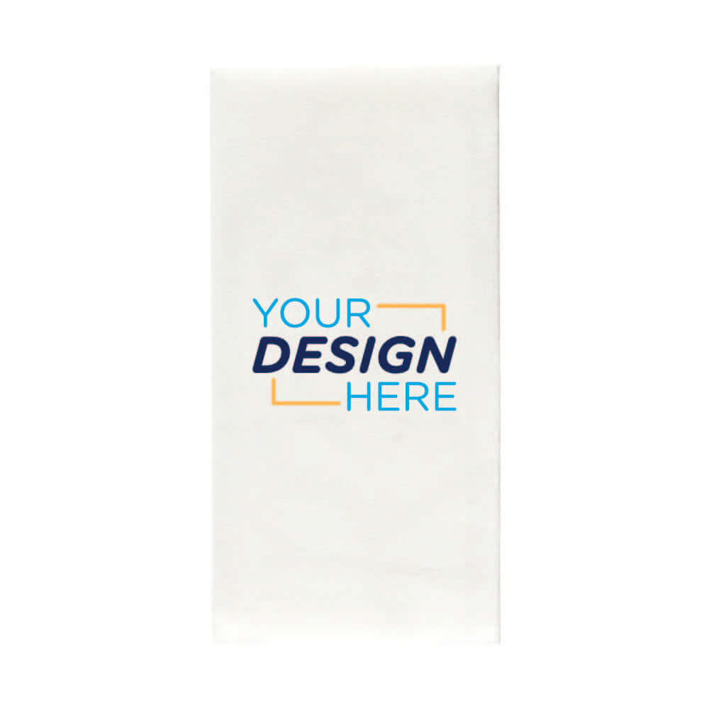 Custom Linen-esque Guest Towel with Your Design Here Logo