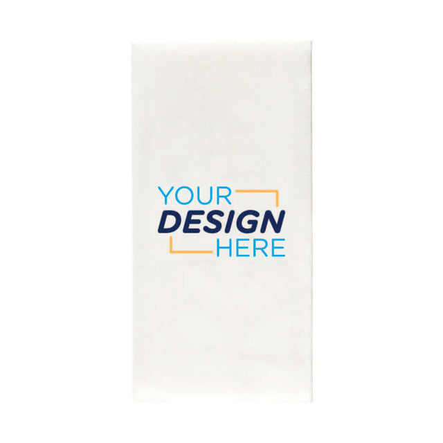 Custom Linen-esque Guest Towel with Your Design Here Logo