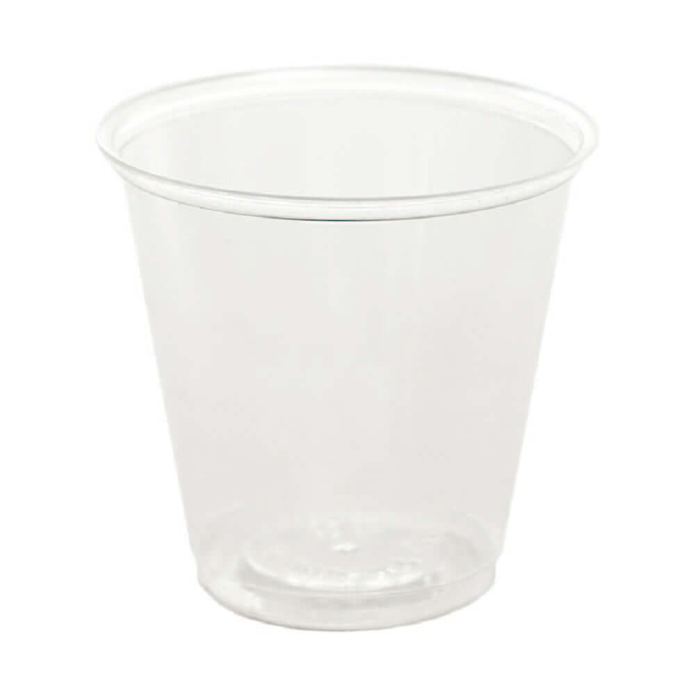 Custom 3.5oz Clear Polystyrene Plastic Sampling Cup Blank
