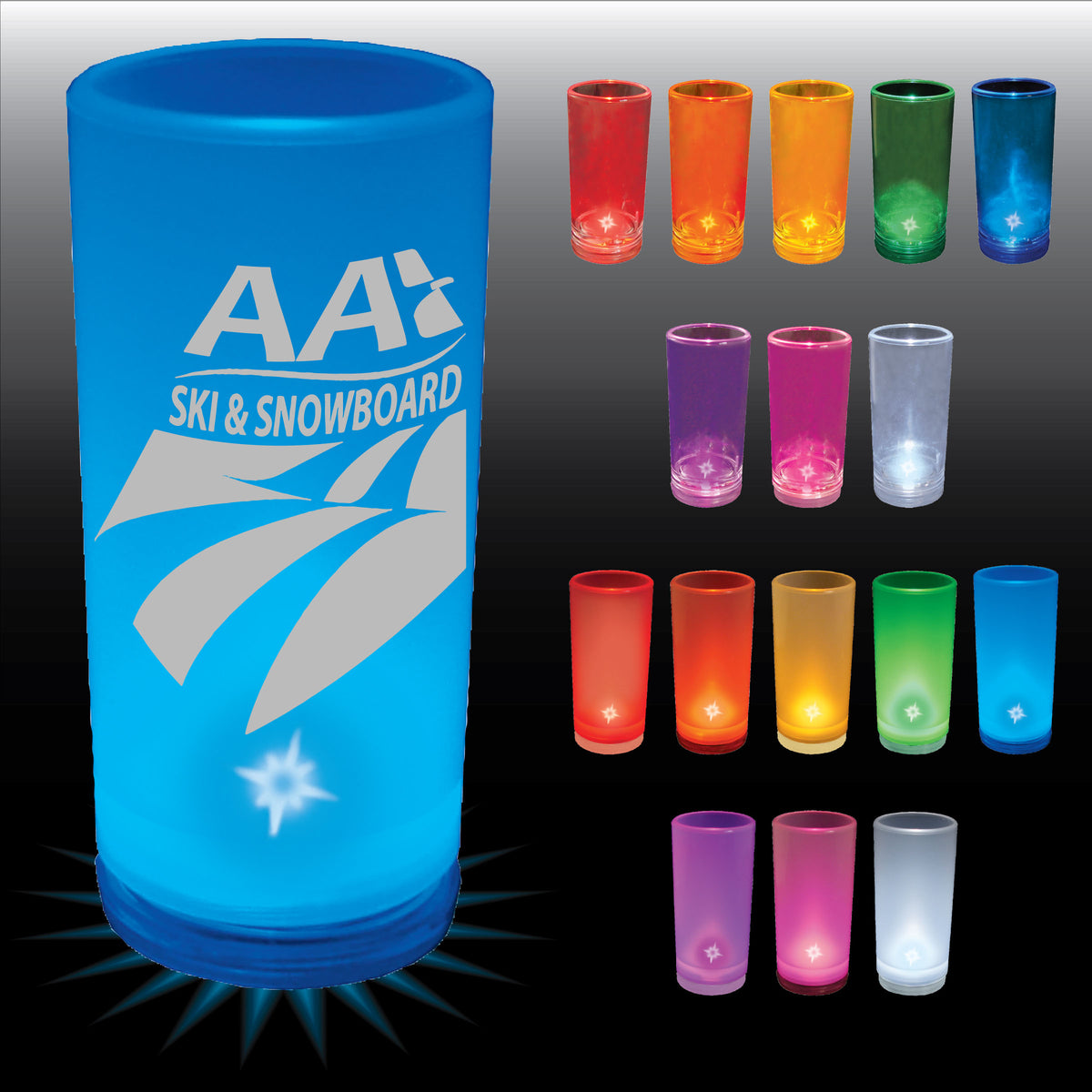 1.5 oz Lighted Plastic Shooter
