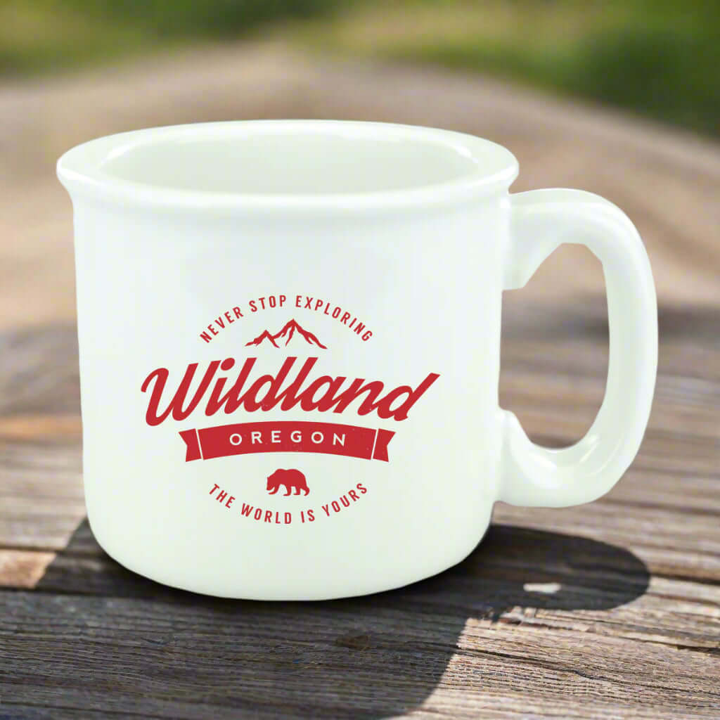 Custom 15 oz.  Campfire Mug - Solid White