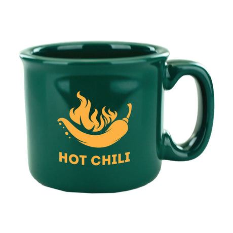 Custom 15 oz.  Campfire Mug - Solid Green