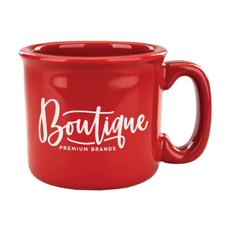 Custom 15 oz.  Campfire Mug - Solid Red