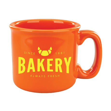 Custom 15 oz.  Campfire Mug - Solid Orange