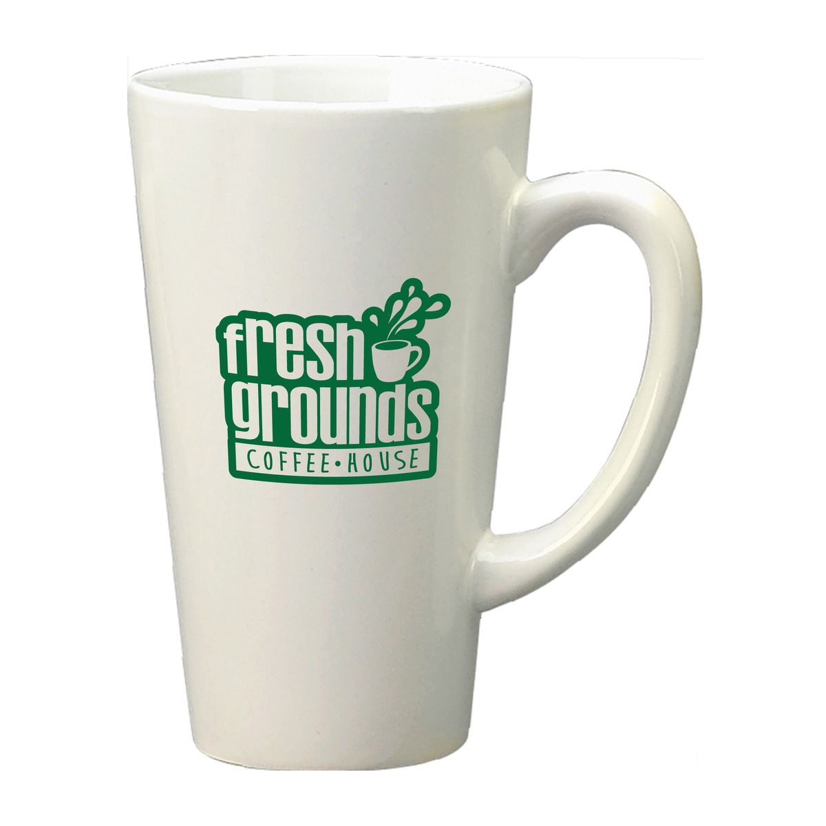 16 oz. White Funnel Tall Latte Mug