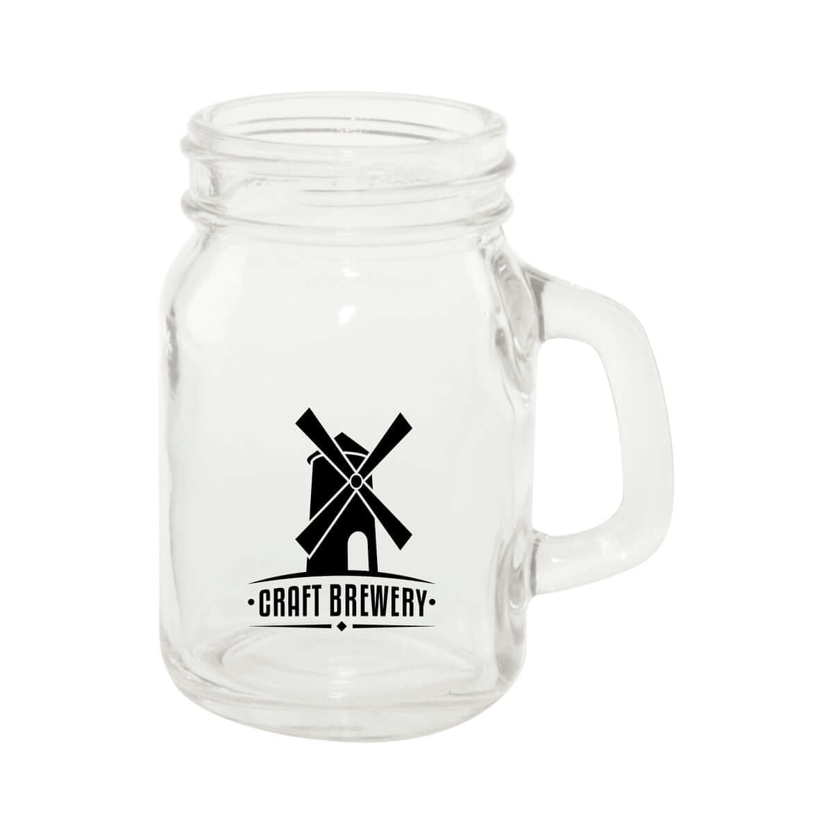 Custom 3.7 oz Mini Mason Drinking Jar Taster Glass