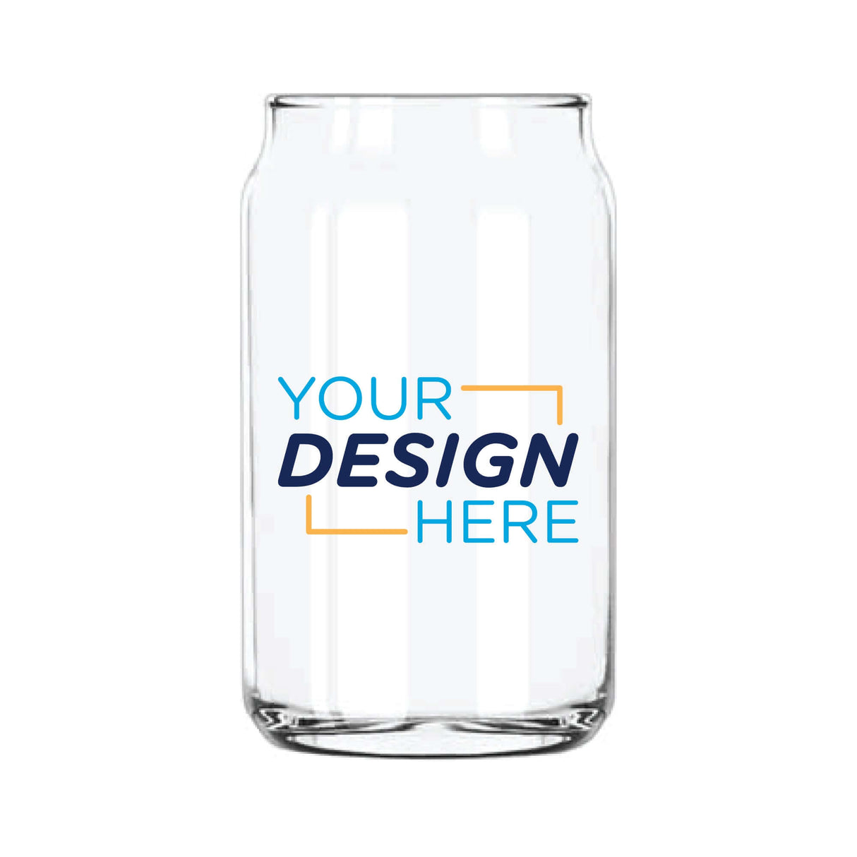 Custom 5 oz Libbey Can Glass Taster featuring a design placeholder for personalization.