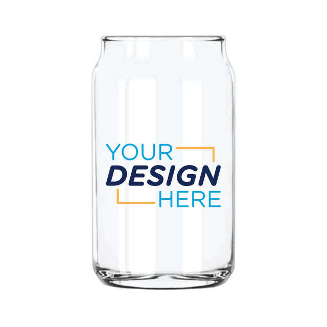 Custom 5 oz Libbey Can Glass Taster featuring a design placeholder for personalization.