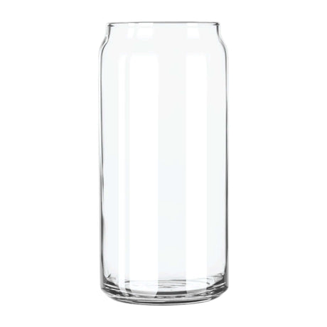Clear Custom Libbey 20 oz. Can Glass, perfect for cocktails and craft beers with a modern shape.