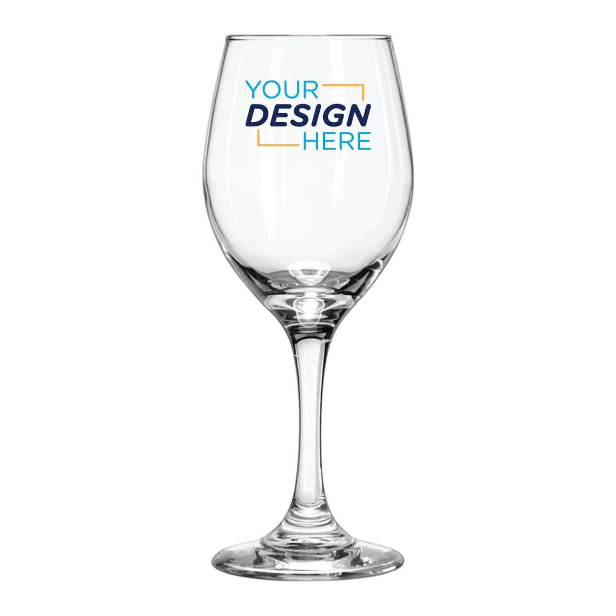 Custom 11 oz Libbey Perception Wine Glass featuring a customizable design, ideal for wine enthusiasts and special occasions.