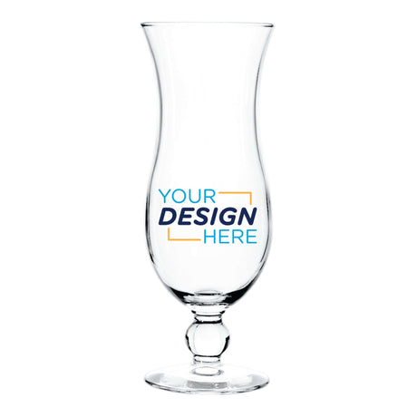 Custom Libbey 14.5 oz Squall Hurricane Glass with personalized design space