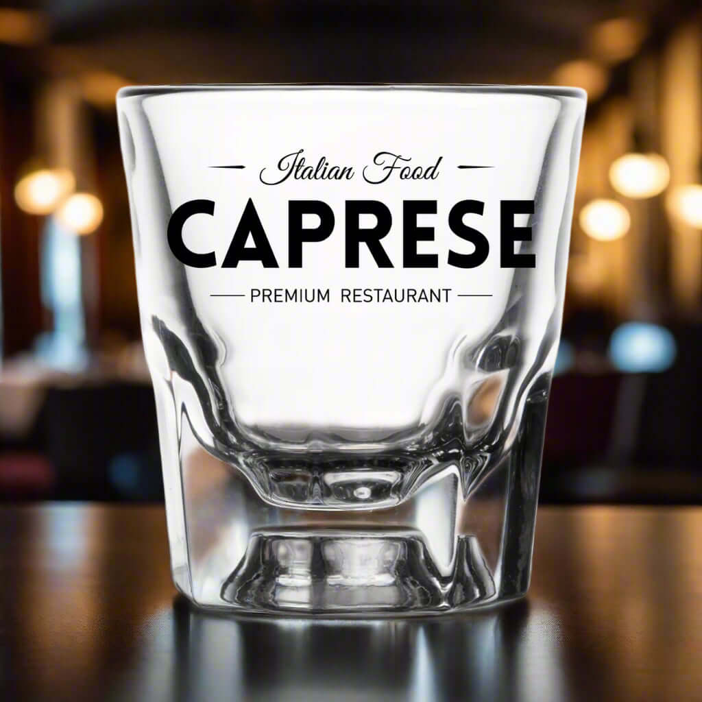 Custom 4 oz Rocks Old Fashioned Glass