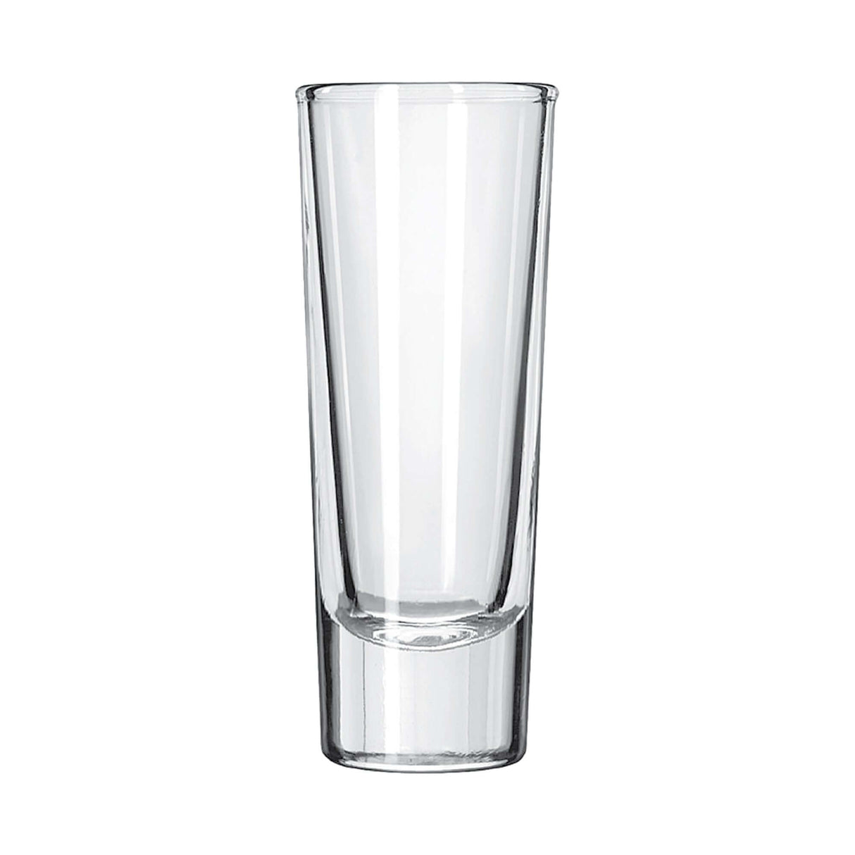 Clear 2 oz Libbey tequila shooter shot glass for stylish serving of shots.