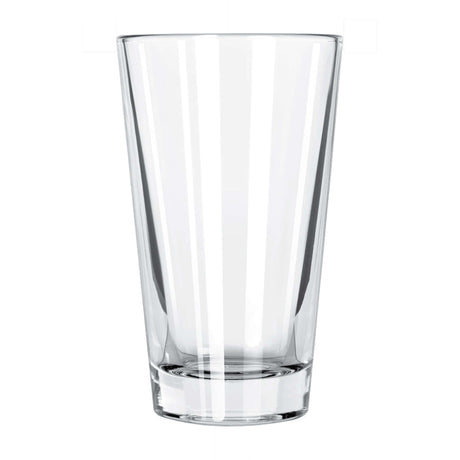 Custom 14 oz. Libbey cooler mixing glass, perfect for cocktails, craft beers, and promotional use in restaurants.