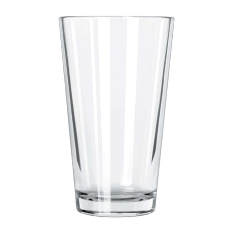 Custom Libbey 20 oz pint glass, durable and stackable, perfect for bars and restaurants.