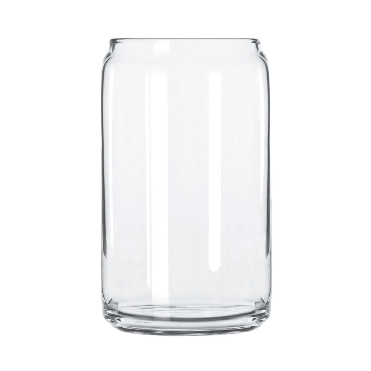 Custom 16 oz Arc Can Beer Glass, sleek design, ideal for branding, bars, restaurants, promotional events.