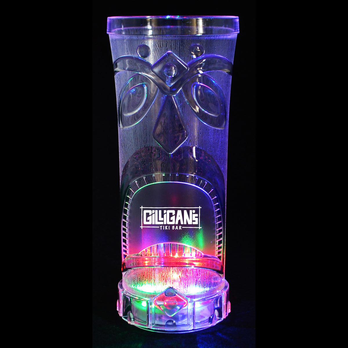 15oz 3-Light Plastic Tiki Style Cup