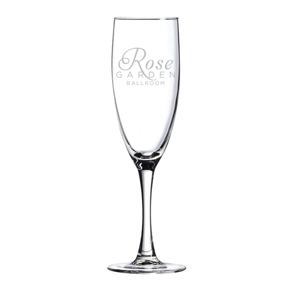 Custom 5.75 oz. Nuance Flute Wine Glass