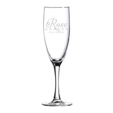Custom 5.75 oz. Nuance Flute Wine Glass