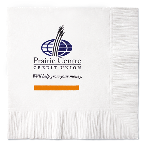 White 1-Ply Beverage Napkins