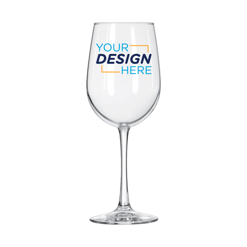 16 oz. Libbey Vina Tall Wine Glass – Custom Logo Imprinted – Libbey 7510