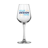 12.5 oz. Libbey Vina Diamond Tall Wine Glass – Custom Logo Imprinted – Libbey 7516