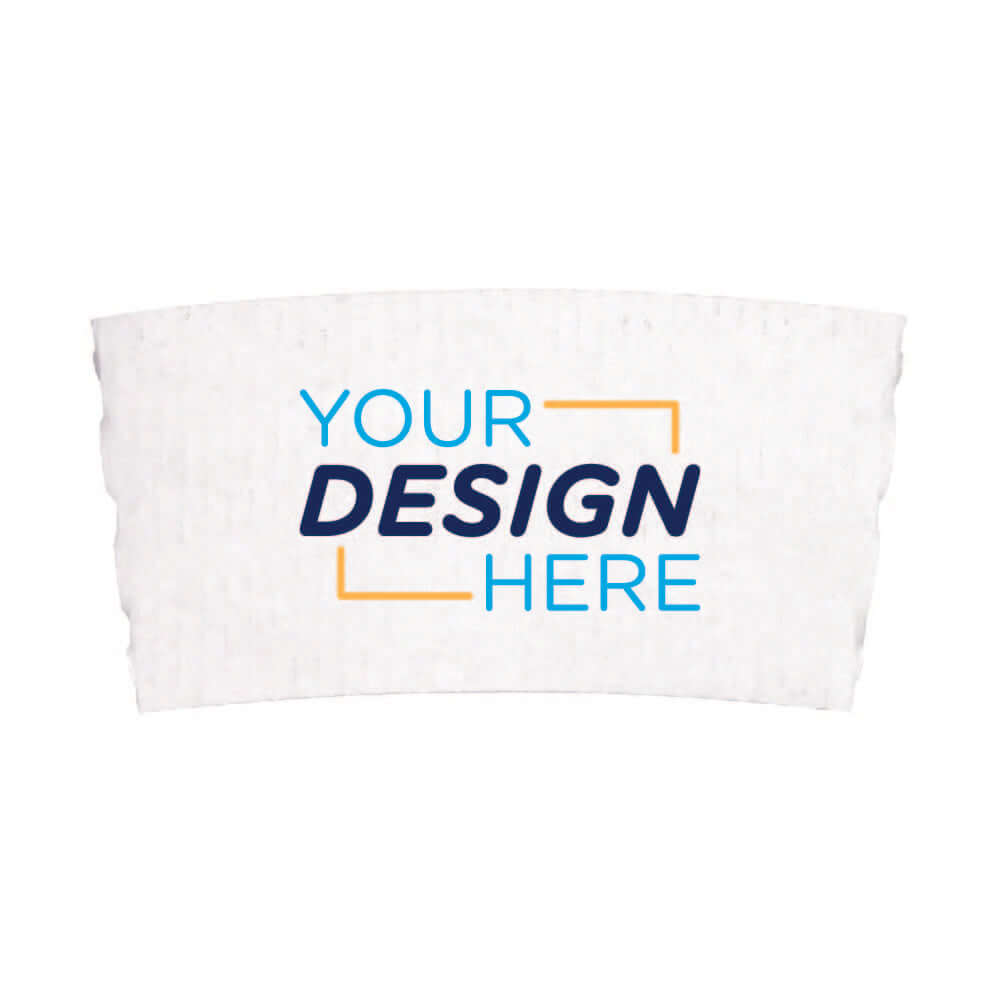 Custom Eco-Friendly Coffee Cup Sleeve with Your Design Here