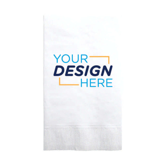 Custom Printed 2-Ply Dinner Napkin with Your Design Here Logo