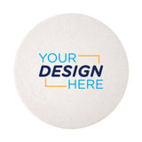 Custom 60PT 3.5" Pulpboard Coaster with Your Design Here Logo