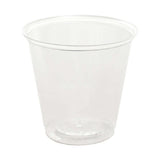 Custom 3.5oz Clear Polystyrene Plastic Sampling Cup Blank