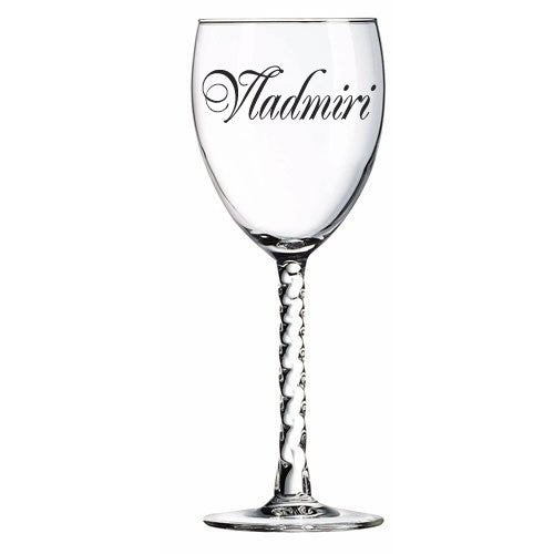 Custom 10.5 oz Angelique Wine Glass – Elegant Branded Drinkware