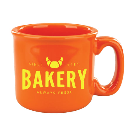 Custom 15 oz.  Campfire Mug - Solid Orange