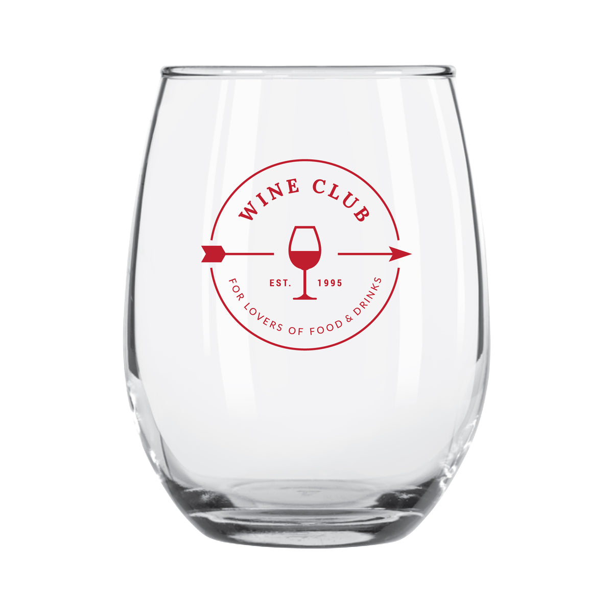 Custom 9 oz Stemless Wine Glass – Sophisticated Branded Drinkware