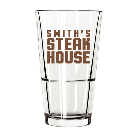 Custom 16oz Stackable Mixing Glass Design
