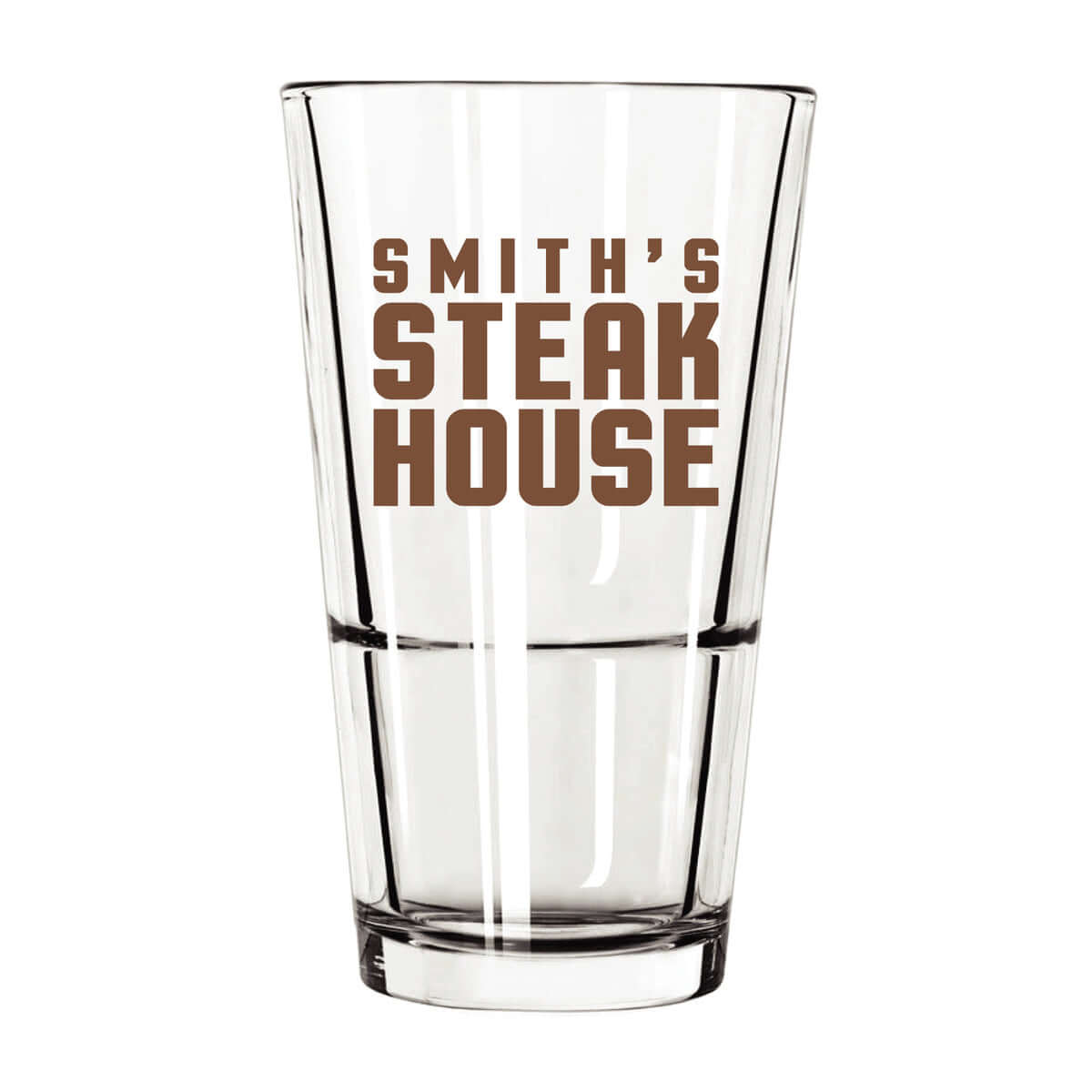 Custom 16oz Stackable Mixing Glass Design
