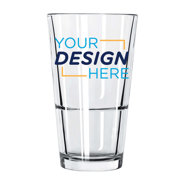 Custom 16oz Stackable Mixing Glass Design
