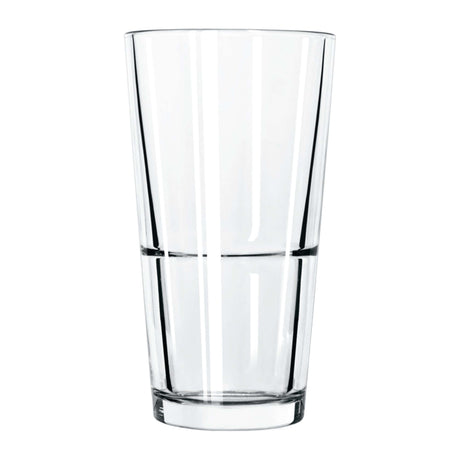 Custom Libbey 22 oz stackable mixing glass, perfect for cocktails and branding in bars and restaurants.