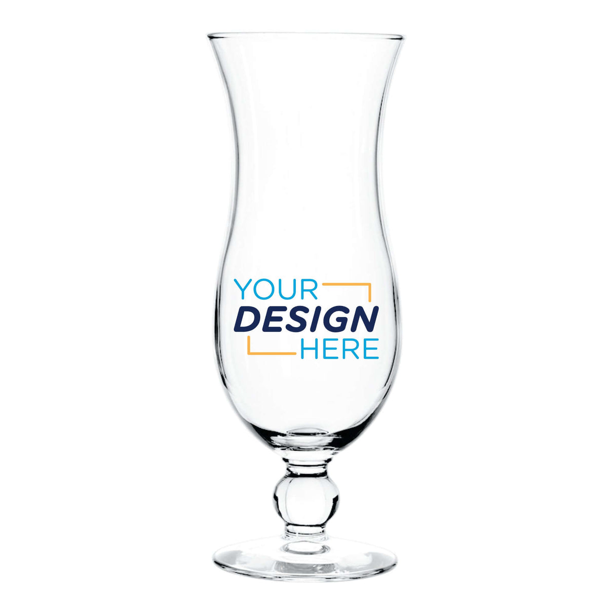 Custom Libbey 14.5 oz Squall Hurricane Glass with personalized design space