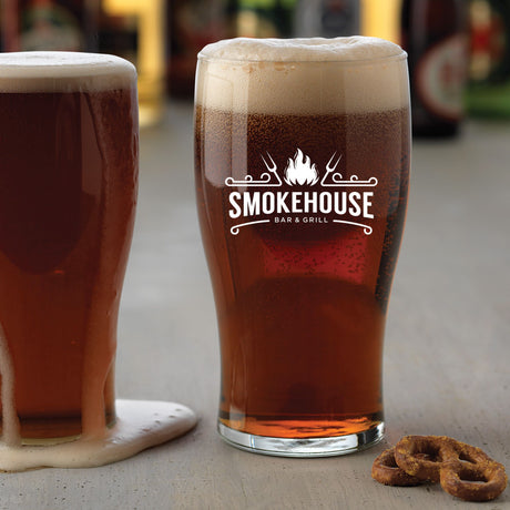 Custom 16oz Pub Glass Lifestyle 2
